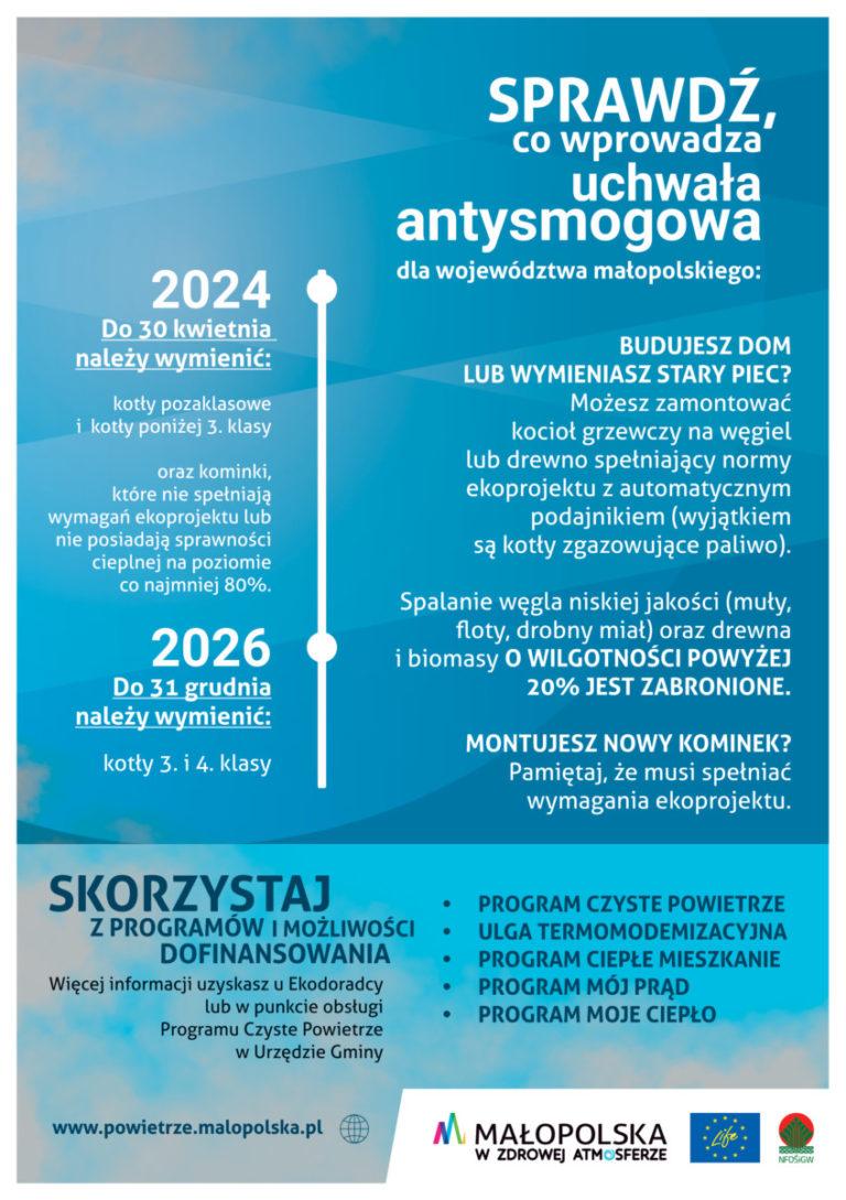 Materiały edukacyjne Małopolska w zdrowej atmosferze